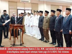 20 Pejabat Pemkab Lamsel Dirolling, 5 Diantaranya Camat