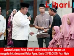 Gubernur Lampung Arinal Djunaidi Gelar Bukber di Rumah Dinas Mahan Agung