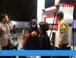 Antisipasi Kecurangan, Polres Pesibar Gelar Monitoring dan Pengecekan SPBU