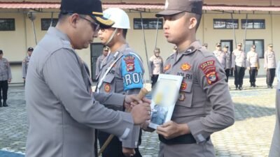 Langgar Kode Etik, Personil Polres Lamsel Dipecat Tidak Hormat