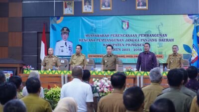 Buka Musrenbang Kabupaten Pringsewu, Intizam  Minta RPJD Kabupaten Pringsewu dan Provinsi Selaras