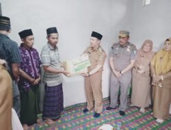 Pj Bupati Pringsewu Marindo Kurniawan Salurkan Bantuan ke Ahli Waris Korban Jambret