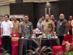 Gubernur Lampung Arinal Djunaidi Hadiri Acara Halalbihalal  Forum Komunikasi Industri Jasa Keuangan di Ballroom Hotel Novotel