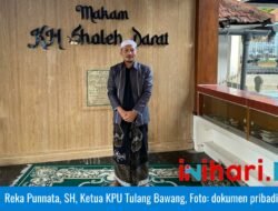 Serius Maju Calon Bupati Tulang Bawang Reka Punata Resmi Ajukan Surat Mundur dari Keanggotaan KPU