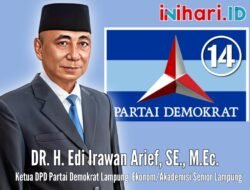 Bappilu DPP Partai Demokrat, Siapkan 20 Kader Jadi Cagub dan Cawagub, di Lampung Edi Irawan Diperintah Jadi Cawagub