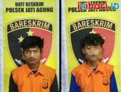 Hendak Jual Motor Hasil Kejahatan Dua  Pelaku Curas Ditangkap Polsek Jati Agung