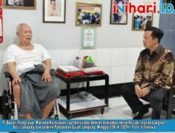 Temui Legenda Angkat Besi Lampung Imron Rosadi, Pj Bupati Marindo Kurniawan Minta Izin Pimpinan Pringsewu dan Ingin Ikut Berlatih Angkat Besi