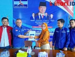 Resmi, Nanda Indira Mendaftar Bakal Calon Bupati Pesawaran di DPD Partai Demokrat