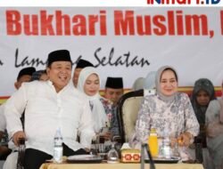 Gubernur Arinal dan Ibu Riana Hadiri Pengajian Akbar Pemprov Lampung di Lamsel, Juga Beri Bantuan Pupuk, Vaksin dan Benih Ikan