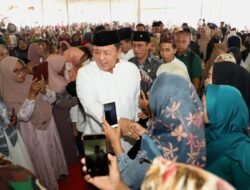 Gubernur Arinal dan Ibu Riana Bersama Ribuan Masyarakat Hadiri Pengajian Akbar Pemprov Lampung di Tanggamus