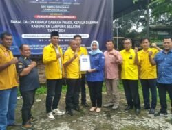 Makin Seru ! Agus Sutanto dari Partai Golkar Turut Mendaftar Penjaringan Partai Demokrat  Lamsel