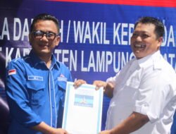 Fahrurrozi Resmi Daftar Bakal Calon Bupati di Penjaringan Partai Demokrat Lampung Selatan
