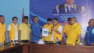 Hanan A Rozak Jadi Bacagub Pertama Kembalikan Berkas Pencalonan Gubernur ke Partai Demokrat Lampung