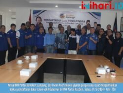 Resmi Kebalikan Berkas di NasDem, Edy Irawan Arief Berencana Roadshow Temui Bakal Calon Gubernur