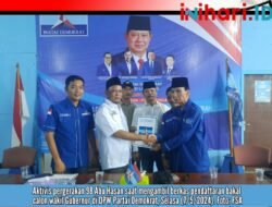 Ambil Berkas Balonwagub di Demokrat, Mantan Aktivis PRD ini Serukan Pilkada Tanpa “Cukong Kebon Tebu”