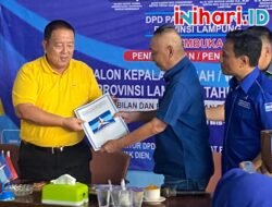 Petahana Gubernur Lampung Arinal Djunaidi Resmi Daftar Penjaringan di Tiga Parpol