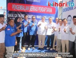 Tiga Tokoh Parpol Kembalikan Berkas di Penjaringan Partai Demokrat Lampung Selatan