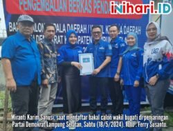 Daftar Bakal Calon Wakil Bupati, Miranti Karim Sanusi Dikawal Panglima Laskar Lampung Nerozeli Koenang