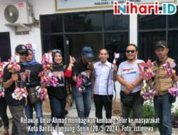 Kawal Umar Ahmad Jalani Fit and Proper Test, Relawan Bagikan 10 Ribu Kembang Telur Simbol Lahirnya Gubernur Baru