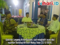 Gubernur Arinal Djunaidi Hadiri Acara Doa Bersama Nujuhhari Wafatnya KH Arief Mahya