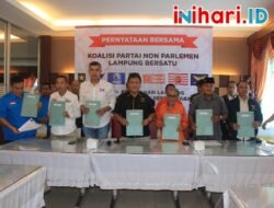 Deklarasi Koalisi Lampung Bersatu, Abdullah Fadri Auli : Kami Membuka Seluas-luasnya Calonkada yang Ingin Bergabung