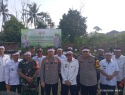 Hari bhayangkara ke 78, Polda Lampung Baksos dan Bansos di Pesantren Balong, Jati Agung Lamsel