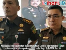 Kejati Usut Dugaan Korupsi Proyek Irigasi Gantung di Desa Bandar Anom, Kecamatan Rawajitu Utara, Mesuji, Provinsi Lampung, Senilai 97,800 Miliar