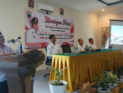 Buka Bimtek, Staff Ahli Anton Carmana Tegaskan Aparatur Desa adalah Garda Terdepan Pelayanan Publik dan Pembangunan Desa.