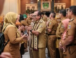 Pastikan PPDB Berjalan Baik, Pj Gubernur Lampung Samsudin Tinjau ke Beberapa Sekolah di Lamteng
