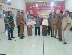 Pemdes Marga Jasa, Kecamatan Sragi, Bagikan BLT DD  Tahap II ke 10 KPM