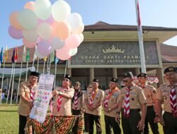 Pj. Gubernur Samsudin Buka Perkemahan Antar Satuan Karya Pramuka Daerah Lampung, Ajak Bangun Sinergi dan Kolaborasi Menuju Indonesia Emas 2045