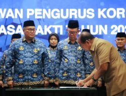 Terpilih Aklamasi untuk Periode Kedua,Sekdaprov Fahrizal Dikukuhkan Sebagai Ketua Dewan Pengurus Korpri Provinsi Lampung Masa Bakti 2024-2029