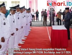 Kukuhkan Kades se-Kecamatan Katibung, Bupati Nanang Ermanto Tekankan Pentingnya Kesinambungan Pepemimpinan di Tingkat Desa