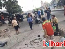 Dua Petugas Lampu Jalan yang Jatuh dari Fly Over Kalibalok Bukan Tersengat Listrik, Tapi Karena Crane Box Mereka Patah