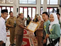 Hadiri Peringatan Hari Anak Nasional ke-40 Tahun 2024 di Aula Mahan Agung, Ini Pesan Pj Gubernur Lampung Samsudin