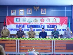 Pimpin Rakor Kesiapan Pilkada Tahun 2024, Begini Pesan Pj Bupati Marindo Kurniawan