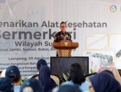 Sekdaprov Fahrizal Lepas 3.220 Unit Alkes Bermekuri yang Ditarik dari Lampung dan Bengkulu