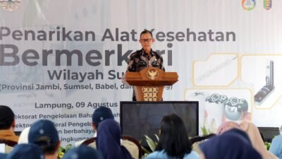 Sekdaprov Fahrizal Lepas 3.220 Unit Alkes Bermekuri yang Ditarik dari Lampung dan Bengkulu