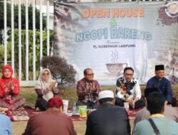 Gelar Silaturahmi dan Ngopi Bareng Bersama Masyarakat yang Berdomisili di Seputaran Mahan Agung,  Pj. Gubernur Ajak Dukung Program Pembangunan Lampung