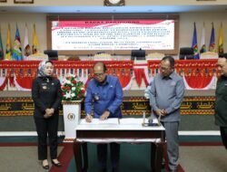 Pj. Gubernur Samsudin Hadiri Rapat Paripurna Laporan Panang DPRD Provinsi Lampung terhadap Perubahan KUA-PPAS APBD Tahun 2024