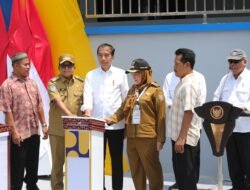 Jawab Keluhan Pedagang, Presiden Jokowi Resmikan Revitalisasi Pasar Pasir Gintung Bandarlampung