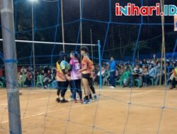 Puluhan Tim Ikuti Lomba  Bola Voly Bakso Revan Cup di Desa Waway Karya Lampung Timur