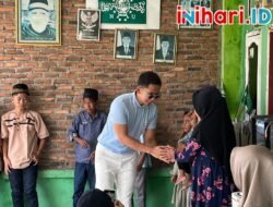 Sambangi Yayasan Panti Asuhan Roudhotul I’saa di Jati Agung, Begini Janji Bacabup Radityo Egi Pratama Jika Terpilih Bupati