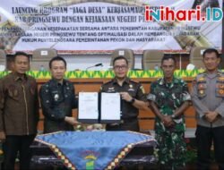Resmi Luncurkan Program Jaga Desa, Pemkab Pringsewu dan Kejari Teken MoU