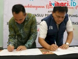 Gandeng IKA Unila, Bawaslu Teken MoU Pengawasan Partisipatif