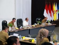 Pj. Gubernur Samsudin Pimpin Rapat Persiapan Asistensi Evaluasi Kinerja Penjabat Gubernur Semester Pertama, Rencananya akan Disampaikan ke Kemendagri 19 September 2024 Mendatang