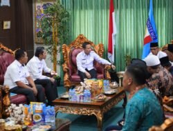 Pj. Bupati Pringsewu Dr. Marindo Kurniawan, ST., MM Terima Kunjungan Silaturahmi Dewan Pengurus Masjid Kabupaten Pringsewu.