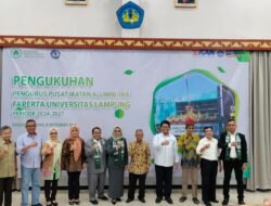 Pengurus Ikatan Alumni Fakultas Pertanian Unila Periode 2024-2029 Resmi Dikukuhkan