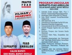 Prapto-Fuad Luncurkan 13 Program Unggulan Jika Terpilih Bupati dan Wakil Bupati Kabupaten Mesuji