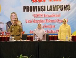 Pj. Bunda PAUD Lampung Maidawati Retnoningsih Samsudin Buka Konferensi Daerah Gabungan Organisasi Penyelenggara Taman Kanak-Kanak Indonesia Provinsi Lampung 